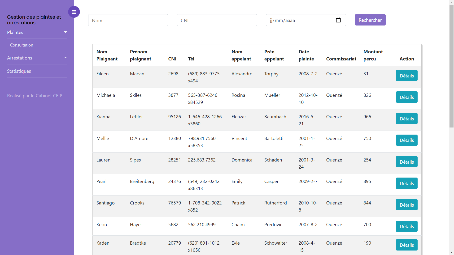 1 commissariat = 1 tablette